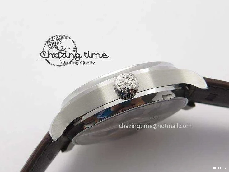 MIROTIME 0726 MoistureWicking Portuguese Real PR IW500704 ZF 1:1 Best Edition On Brown Leather Strap A52010 V 7311